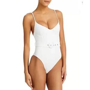 SIMKHAI Noa Bustier One-Piece Swimsuit Women’s bathing suit Size Large
